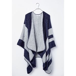 Justfab Navy and White Stripe Block Wrap